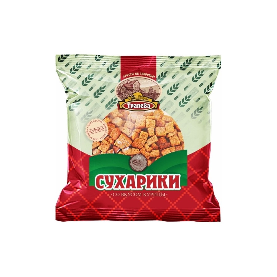 Сухари Трапеза со вкусом курицы 150 г.